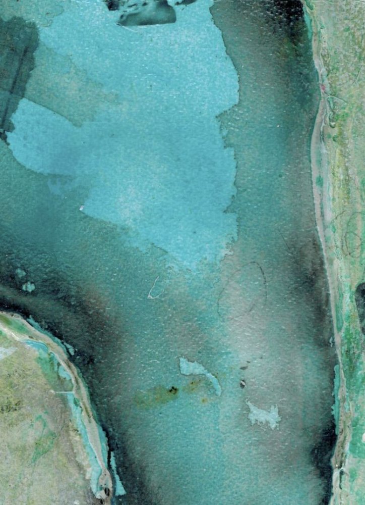 Eaux calmes couleur bleu sarcelle - Deb Chaney