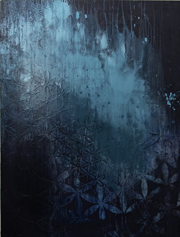 Fleur bleu profond - Deb Chaney