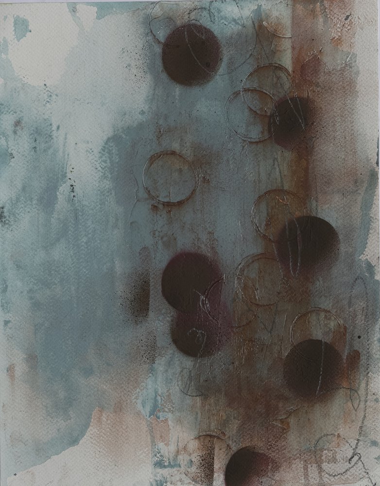Cercles abstraits aux tons terreux - Deb Chaney
