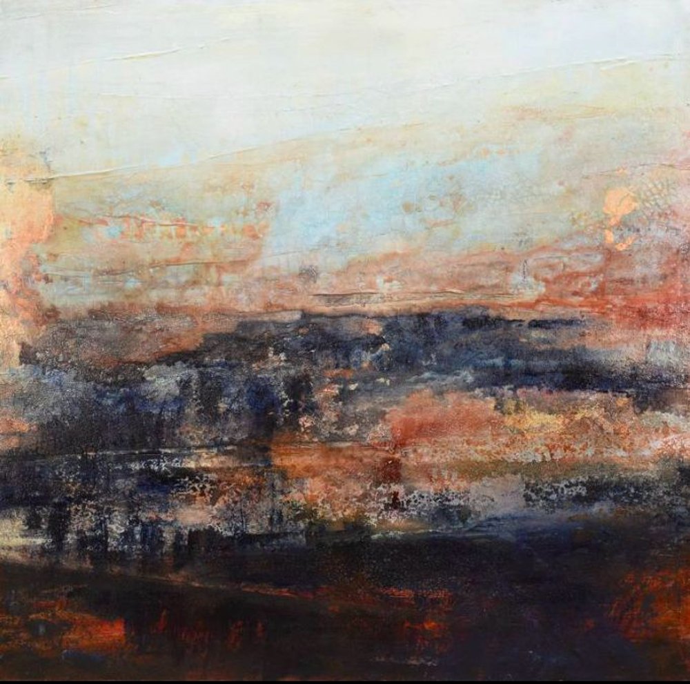 Horizon abstrait aux tons terreux - Deb Chaney
