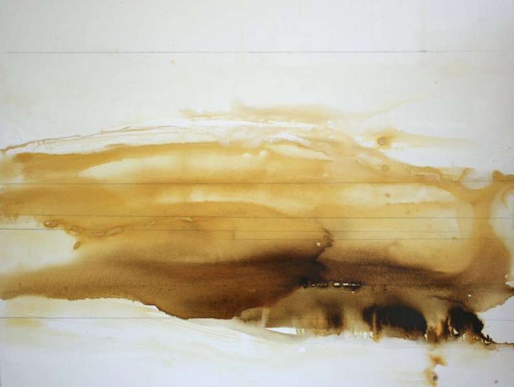 Paysage abstrait aux tons terreux - Deb Chaney