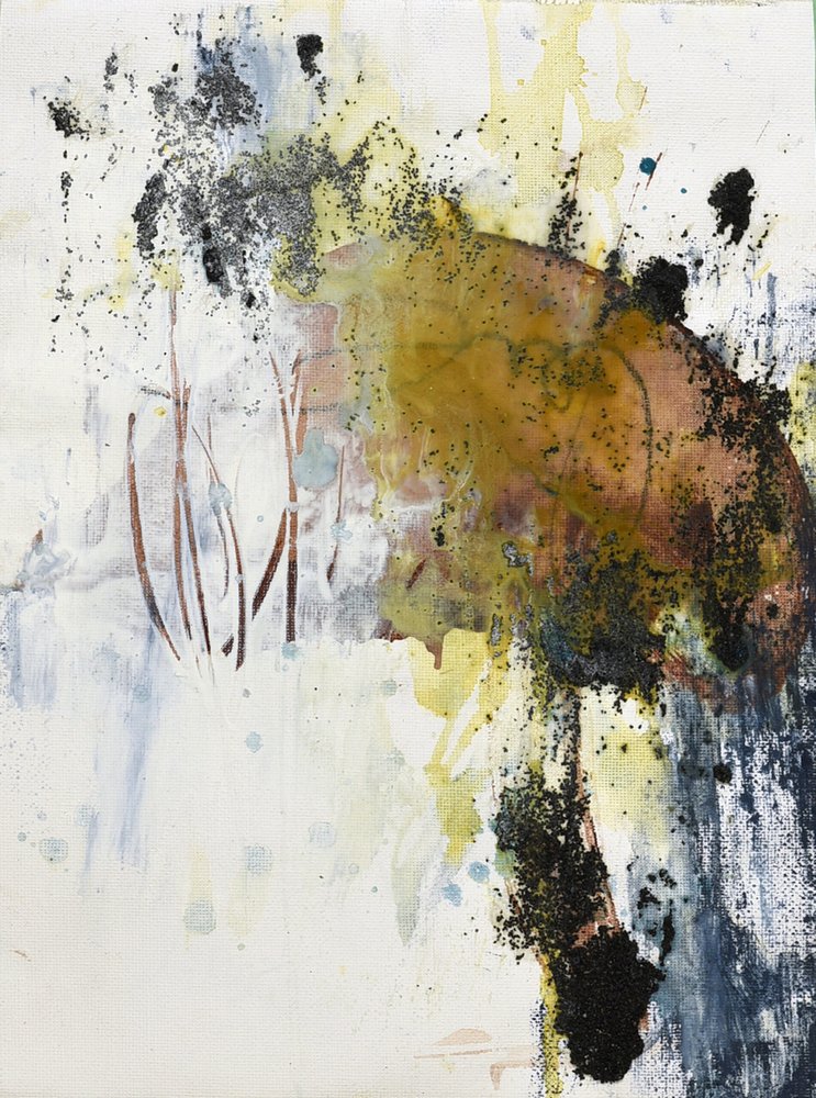 Textures abstraites aux tons terreux - Deb Chaney