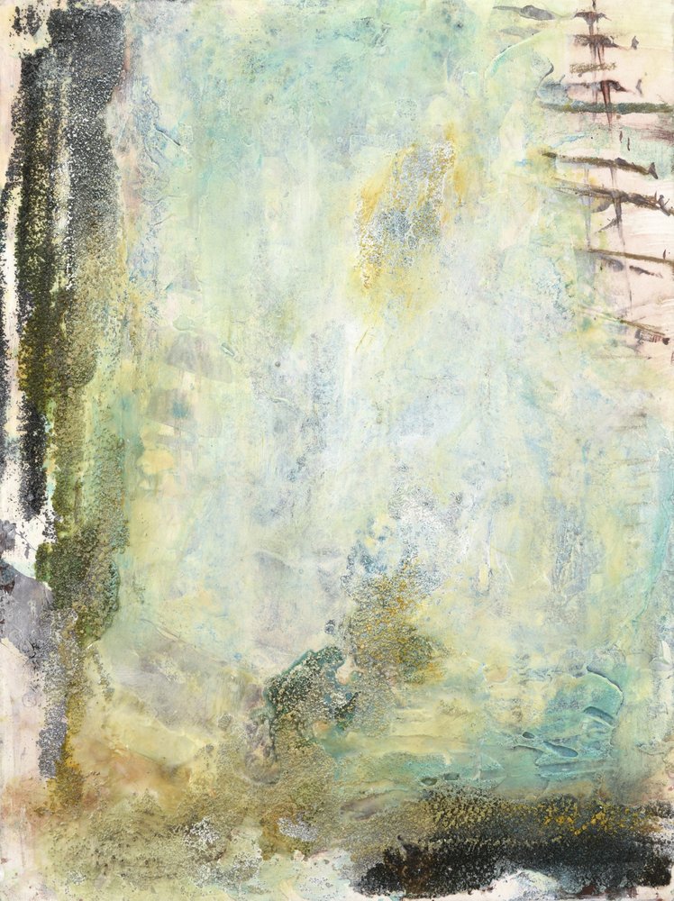 Abstrait vert éthéré - Deb Chaney
