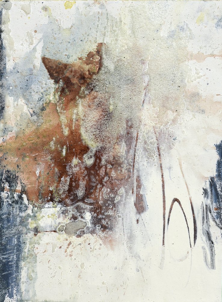Peinture expressive représentant un cheval - Deb Chaney