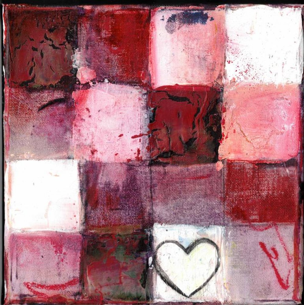 Cœur à carreaux rouges - Deb Chaney
