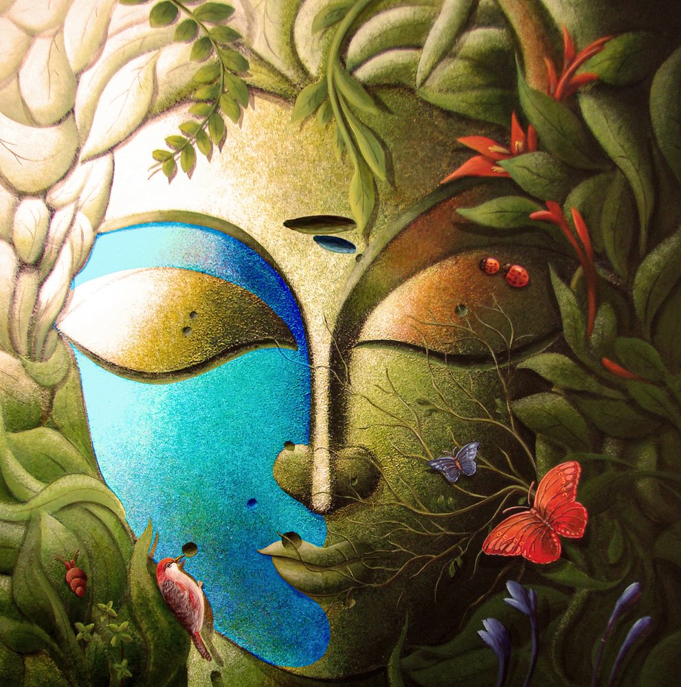 Visage serein et naturel - Dhananjoy Mukherjee