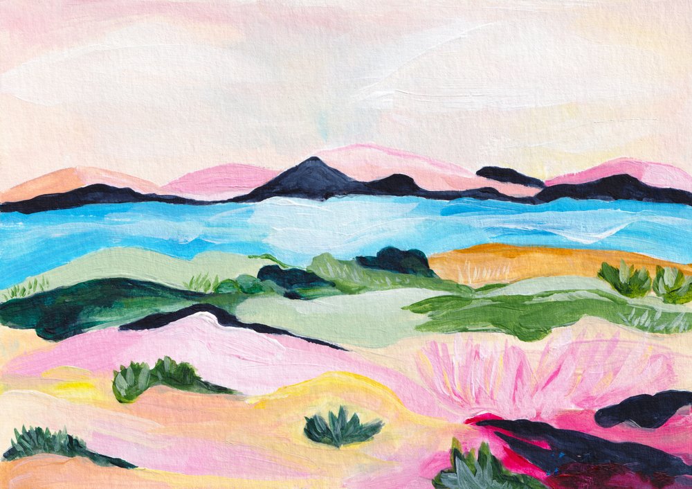 Lac de montagne aux couleurs chatoyantes - Dirkie Nell