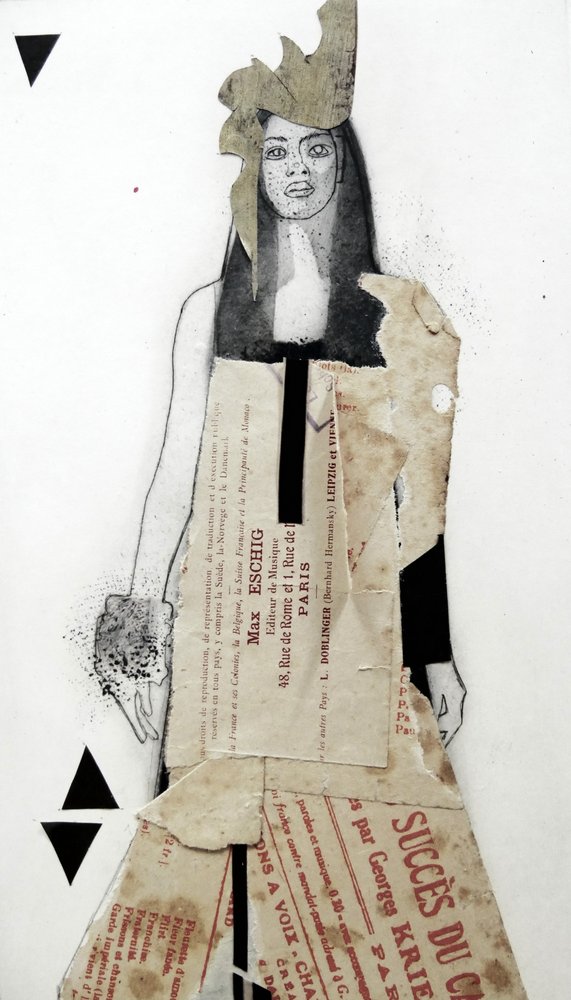 Portrait de mode abstrait - Doris Schmitz