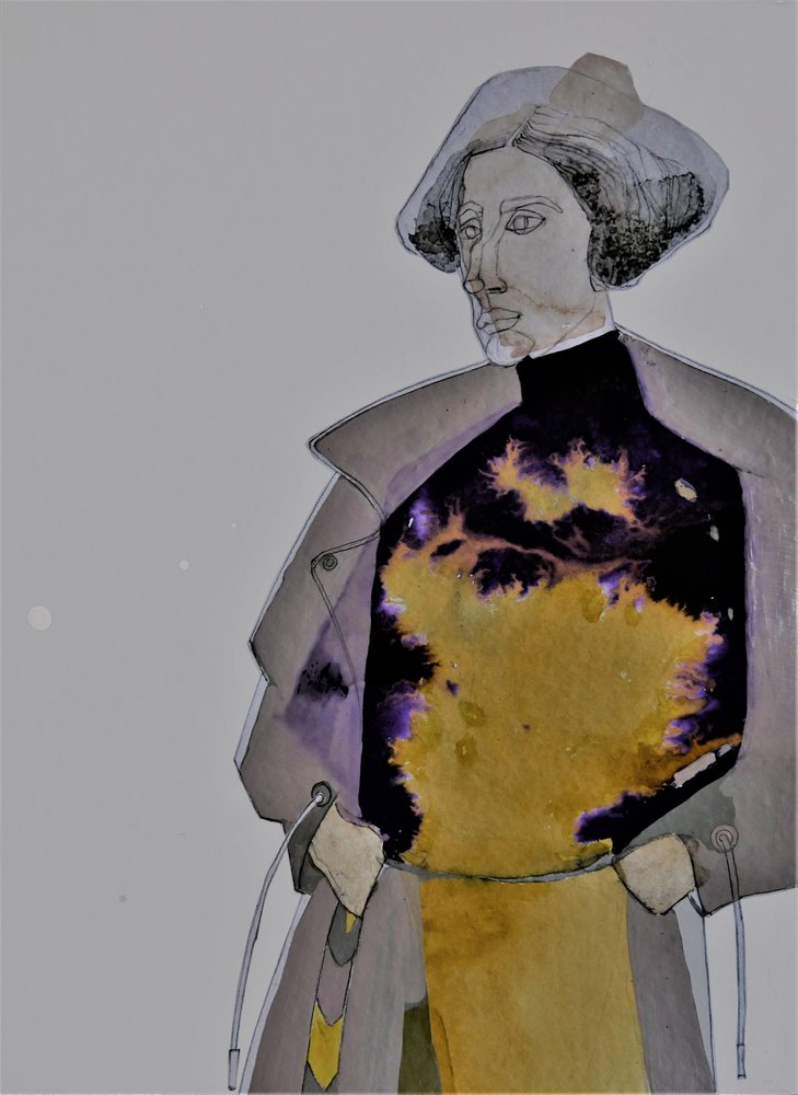Portrait de mode abstrait - Doris Schmitz