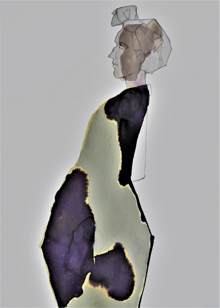 Profil de mode abstrait - Doris Schmitz