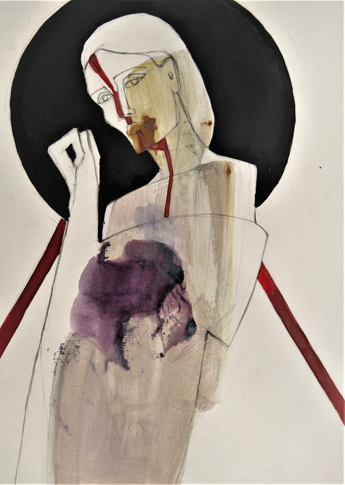 Portrait abstrait du deuil - Doris Schmitz