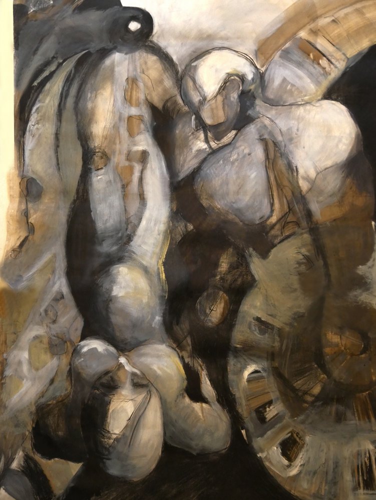 Formes humaines abstraites - Doris Schmitz