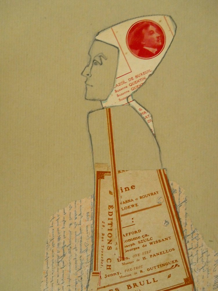 Collage de profils abstraits - Doris Schmitz