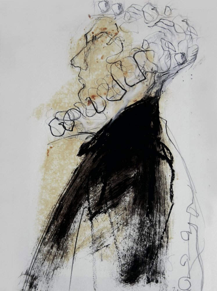 Esquisse de profil abstrait - Doris Schmitz