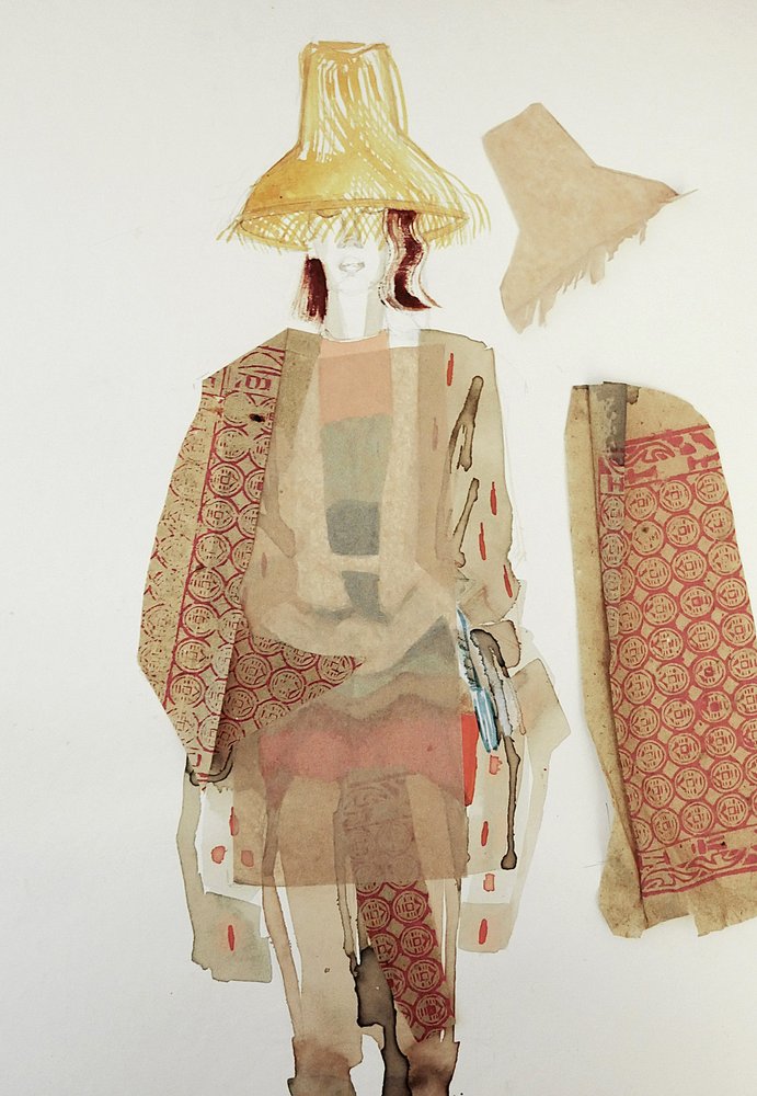 Illustration de mode bohème - Doris Schmitz