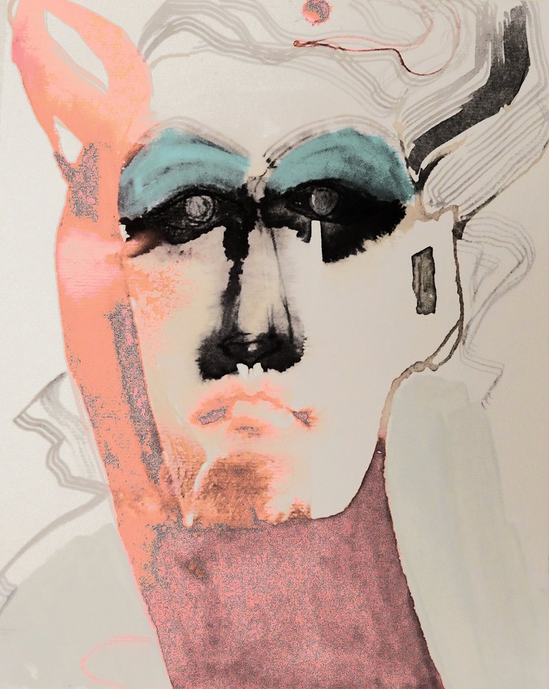 Portrait abstrait audacieux - Doris Schmitz