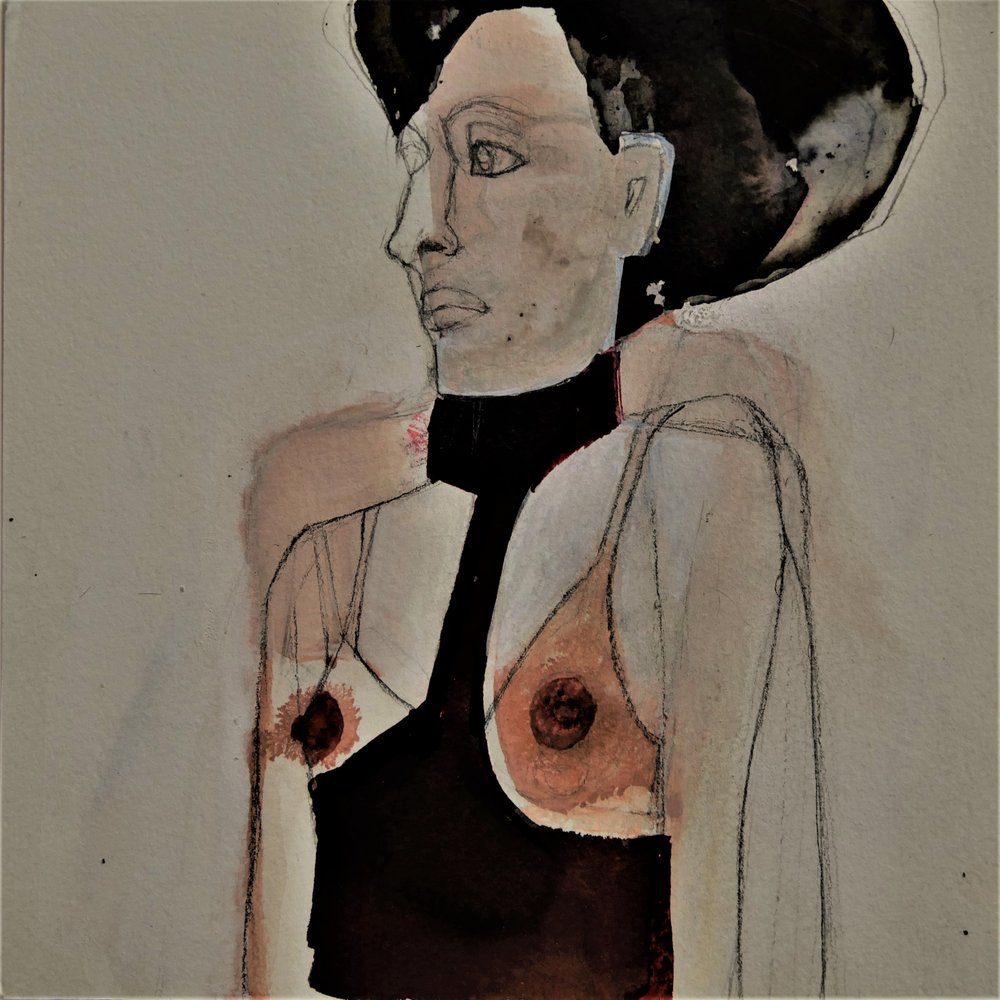 Figure féminine en méditation - Doris Schmitz