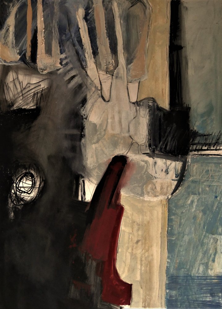 Rouge abstrait spectaculaire - Doris Schmitz