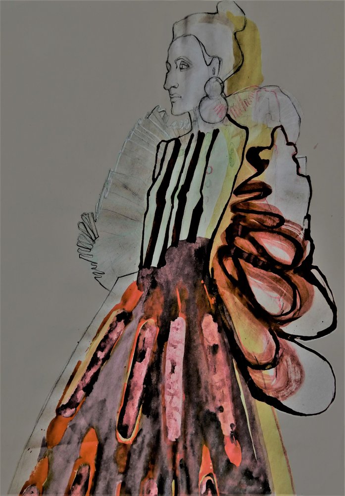 Illustration de mode spectaculaire - Doris Schmitz