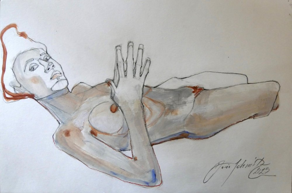 Egon Schiele pose - Doris Schmitz