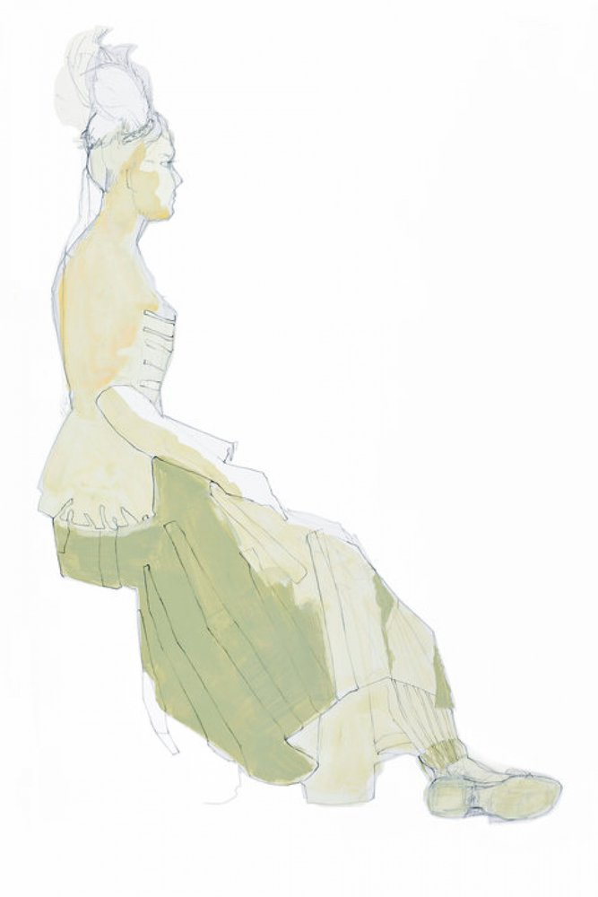 Une dame élégante d