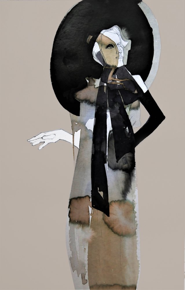 Chapeau noir pour femme élégante - Doris Schmitz