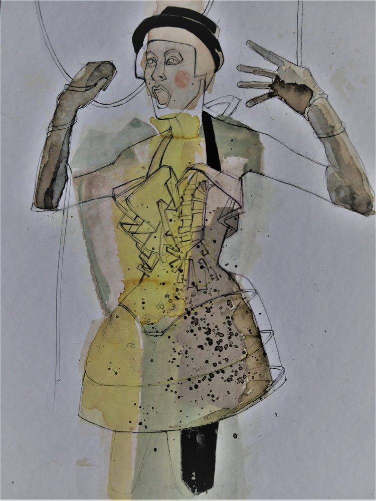 Mannequin de mode expressif - Doris Schmitz