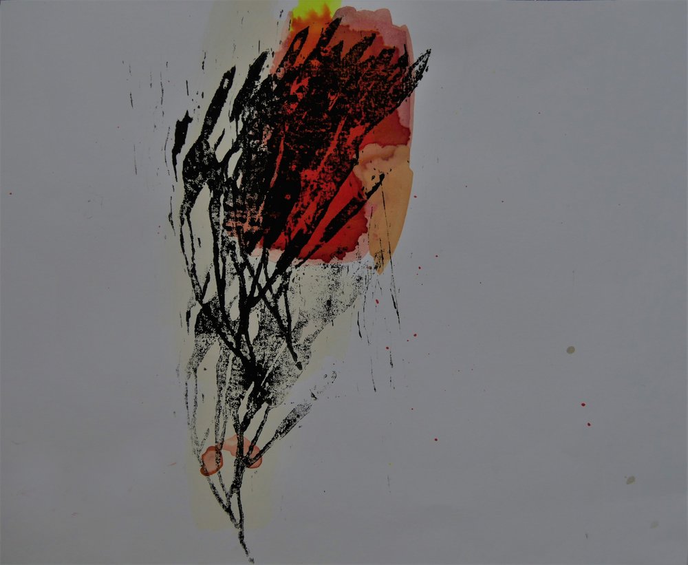 Forme abstraite flamboyante - Doris Schmitz