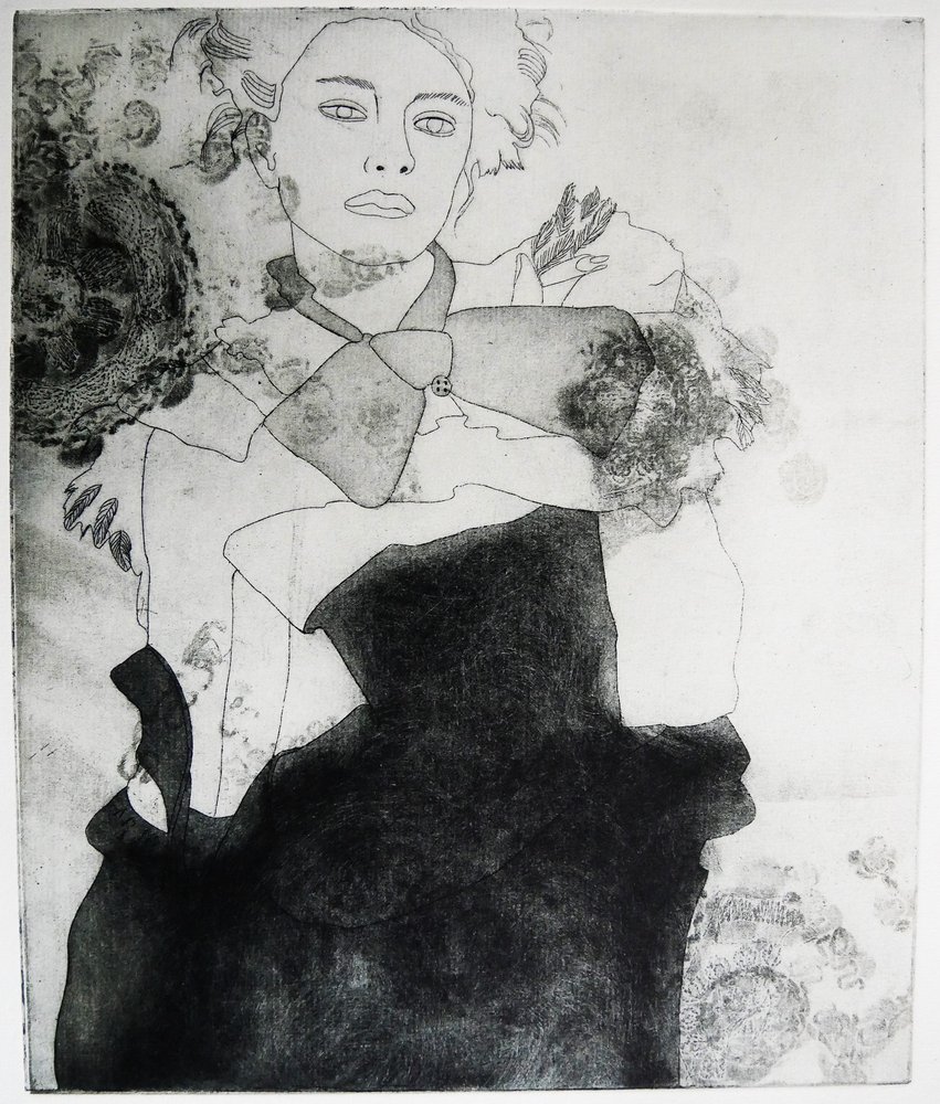 Portrait de mode en noir et blanc - Doris Schmitz