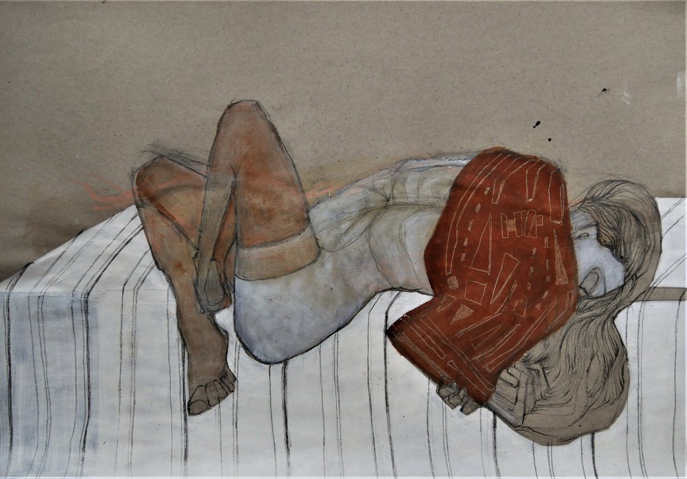 Repos paisible sur des rayures - Doris Schmitz