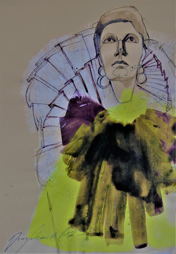 Portrait de mode éclatant - Doris Schmitz