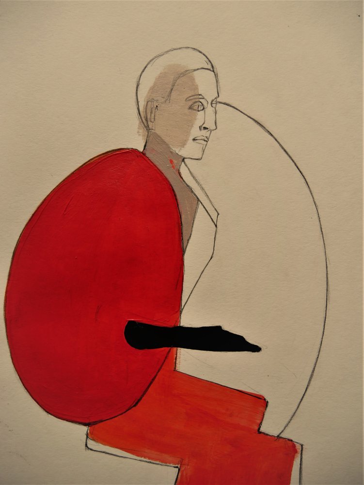 La femme en rouge - Doris Schmitz