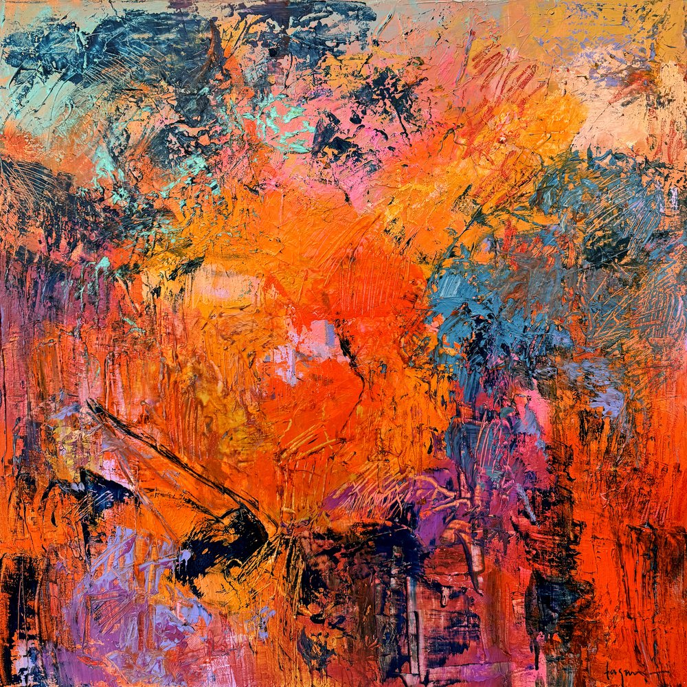 Une explosion de couleurs dynamique - Dorothy Fagan