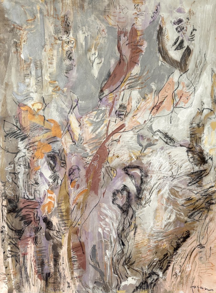 Abstrait organique fluide - Dorothy Fagan