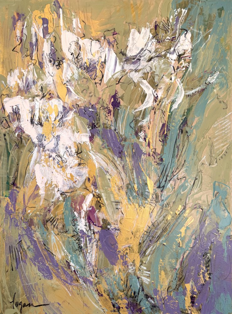 Jardin floral moderne - Dorothy Fagan