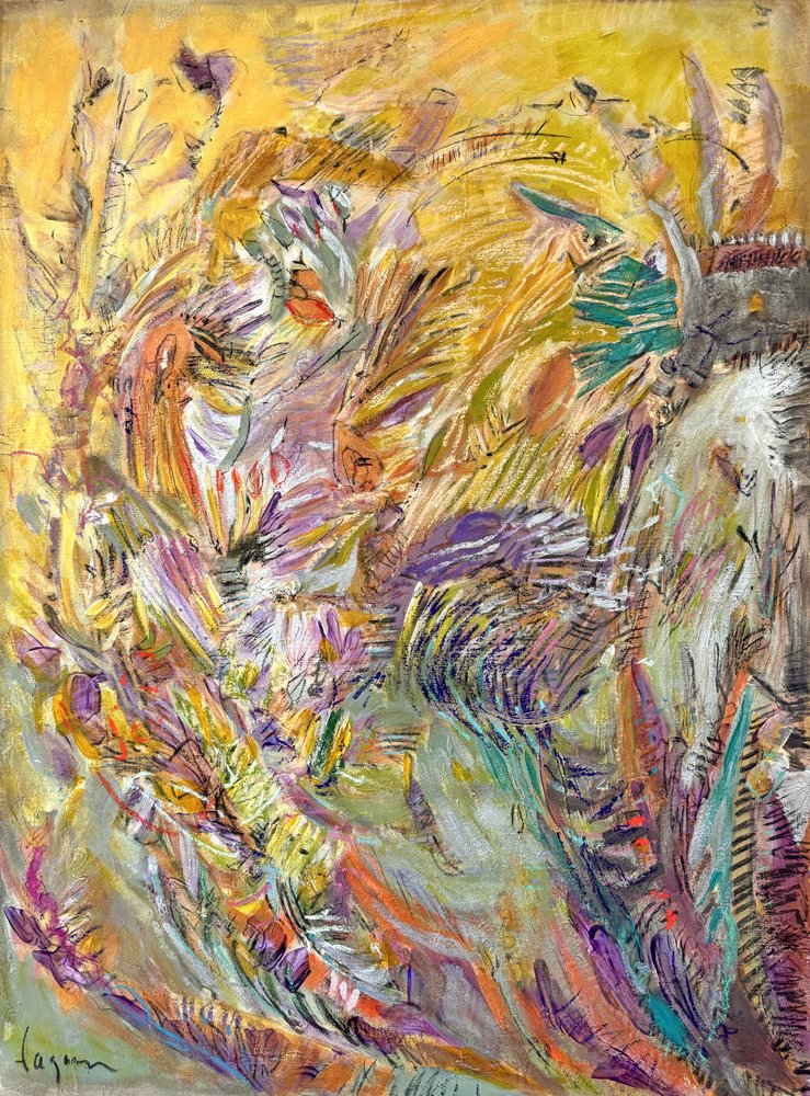 Les couleurs tourbillonnantes du jardin - Dorothy Fagan