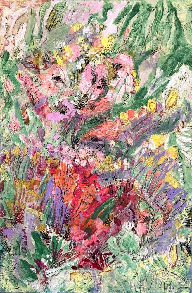 Fleurs éclatantes du jardin - Dorothy Fagan