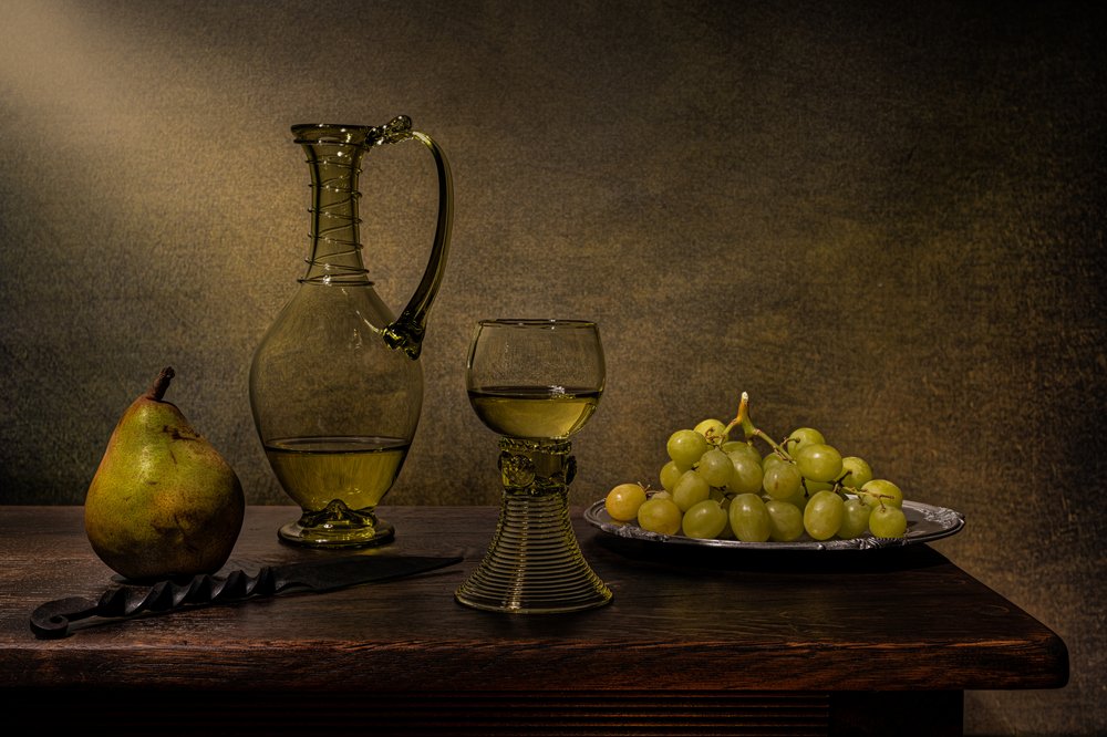 Nature morte classique aux fruits - Eddy Devlieger