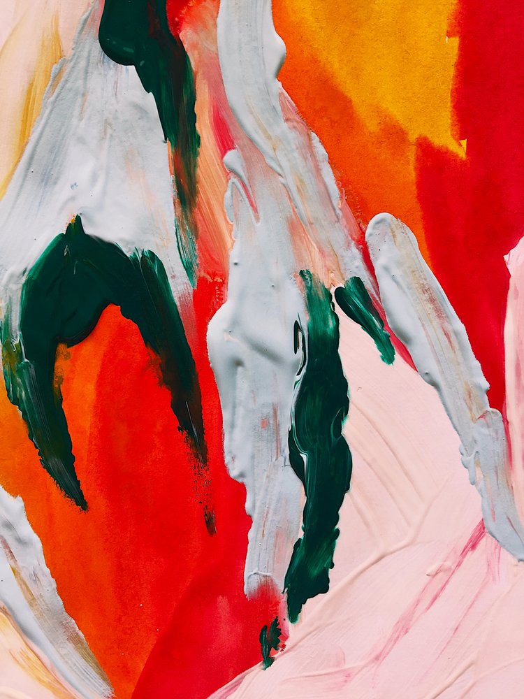 « Color Splash » abstrait - Ejaaz Haniff