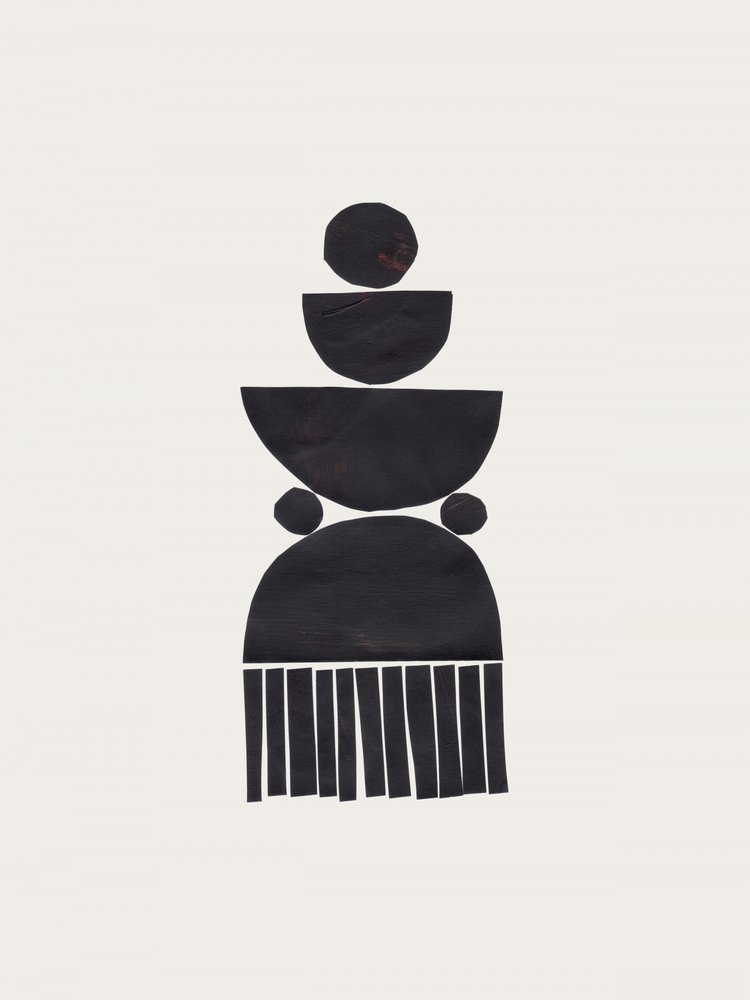 Totem géométrique abstrait - Ejaaz Haniff