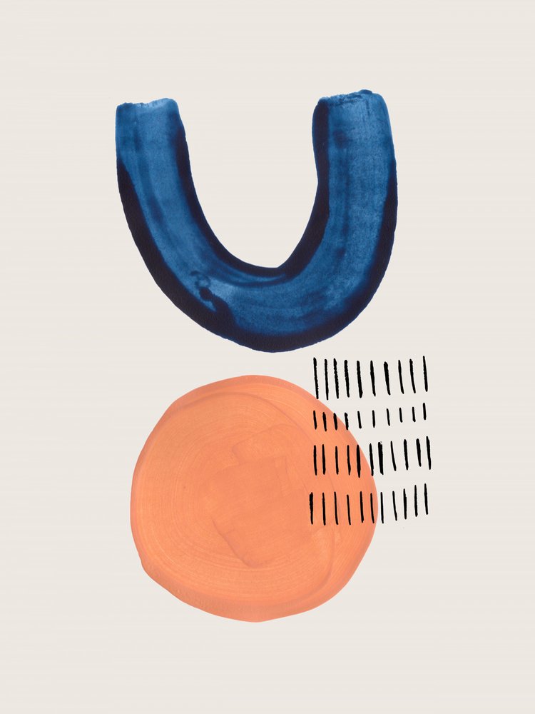 Arche bleue, cercle orange - Ejaaz Haniff