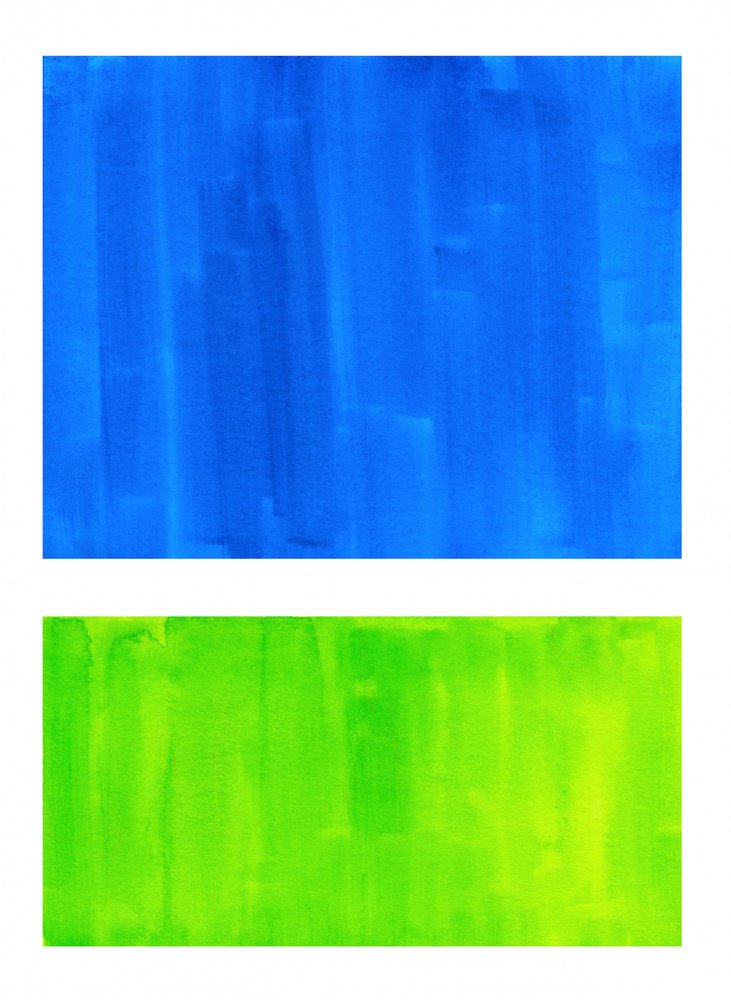 Abstraits bleu-vert - Ejaaz Haniff