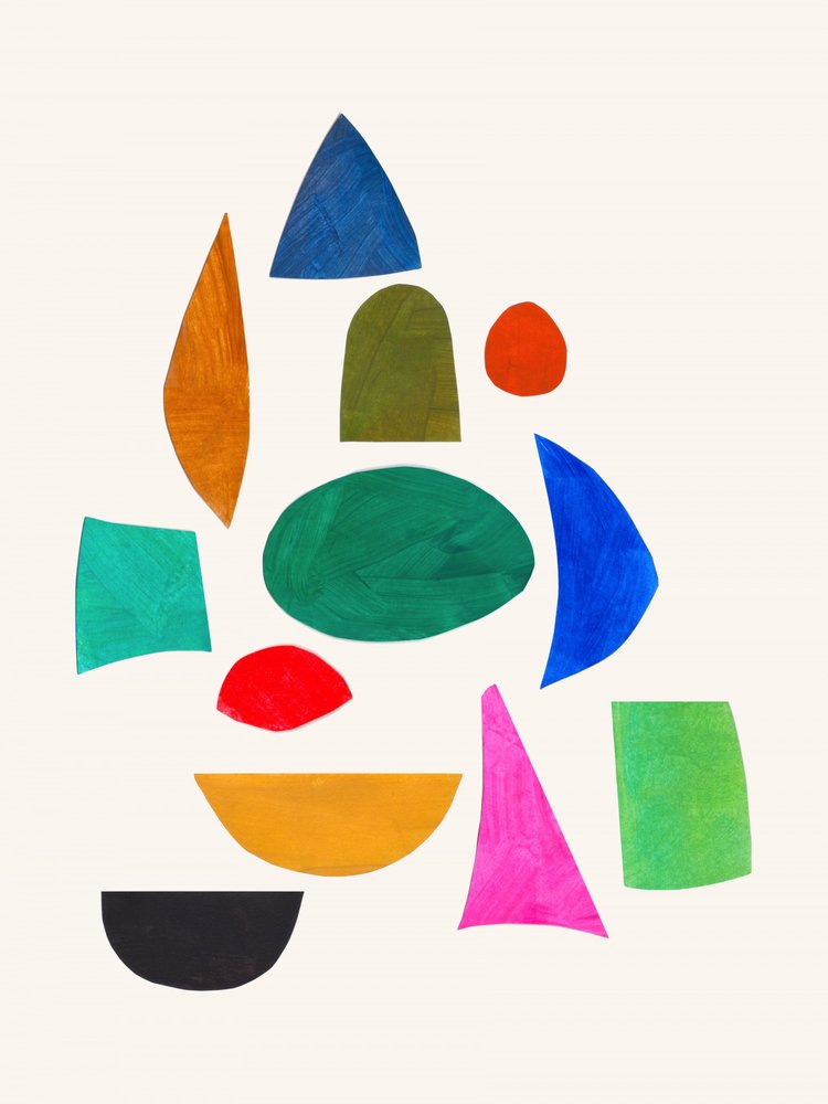 Formes abstraites colorées - Ejaaz Haniff
