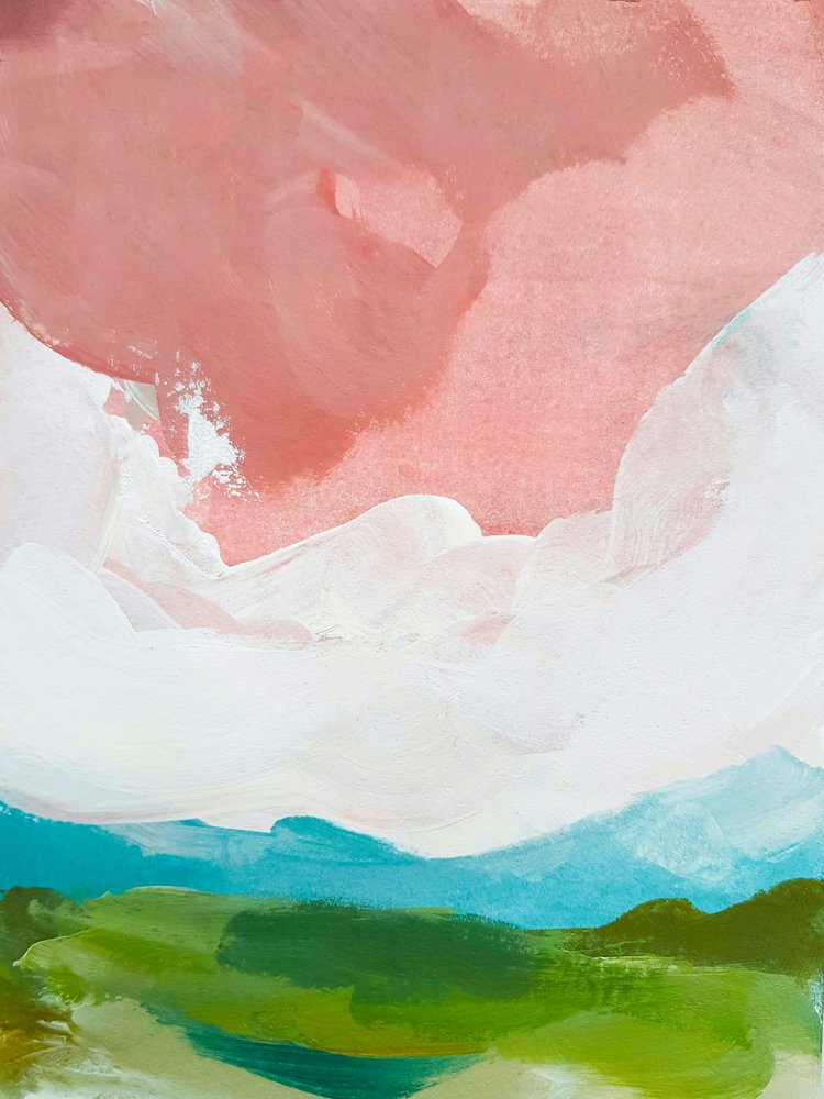 Les collines au ciel rose de rêve - Ejaaz Haniff