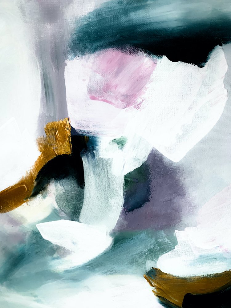 Abstrait moderne doré - Ejaaz Haniff