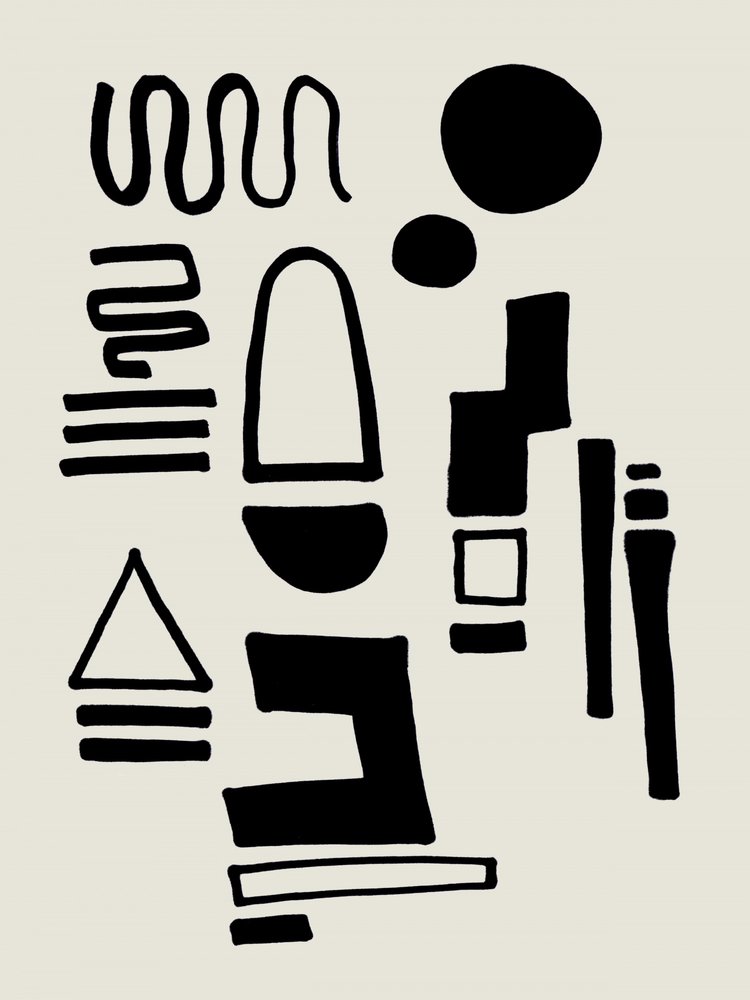 Formes abstraites modernes - Ejaaz Haniff