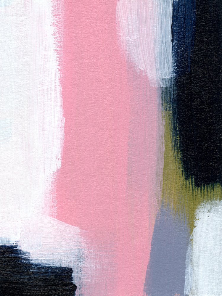 Blocs de couleur rose modernes - Ejaaz Haniff