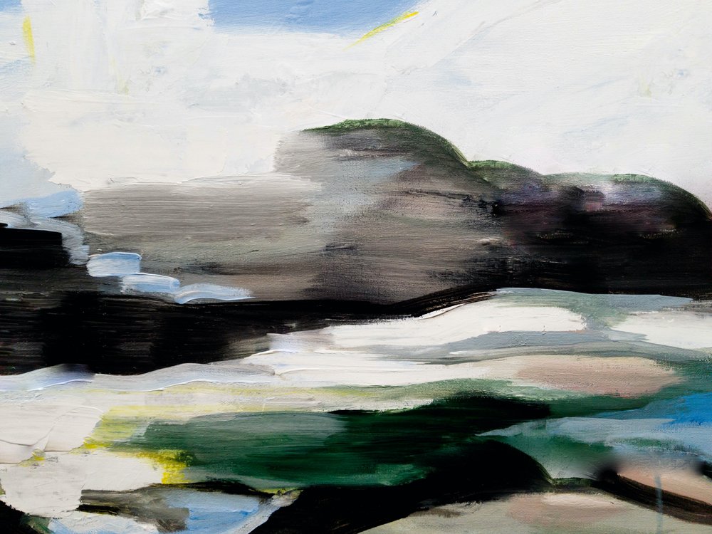 Paysage abstrait et mélancolique - Ejaaz Haniff