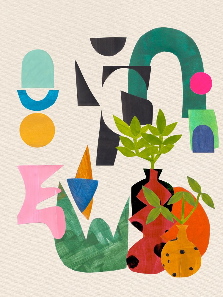 Nature morte abstraite et ludique - Ejaaz Haniff