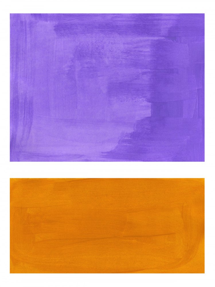 Texture abstraite violet-orange - Ejaaz Haniff